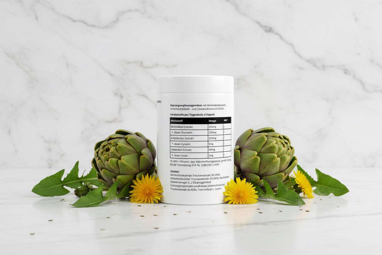 Mariendistel Artischocke Löwenzahn 120 Kapseln