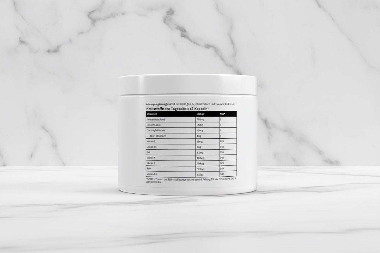 Kollagenhydrolysat Plus 180 Kapseln – Haut & Haare