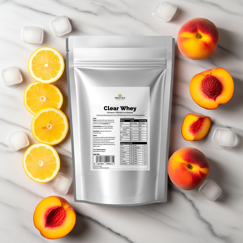 Clear Whey Protein Eistee Zitrone-Pfirsich - 500g