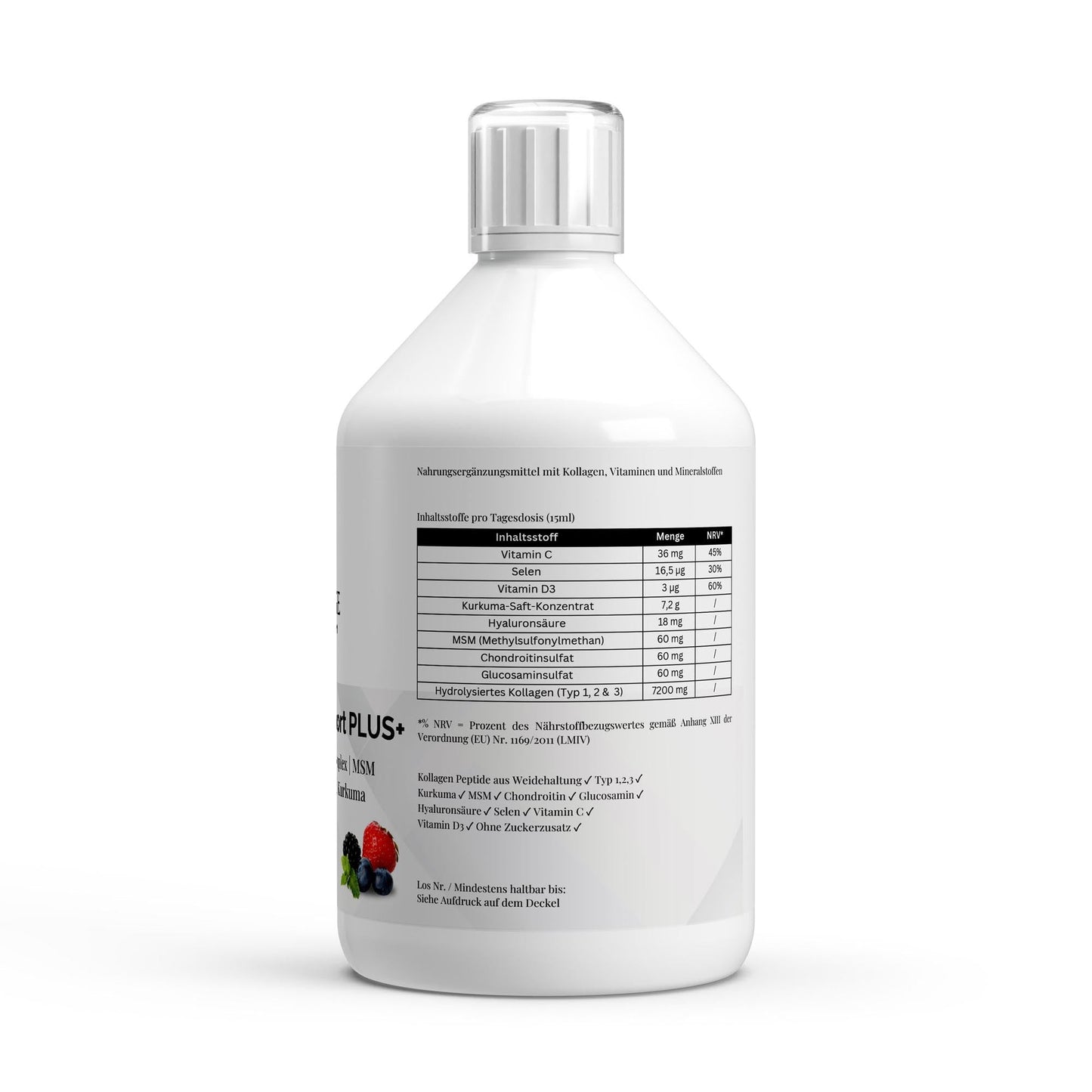 Kollagen Support Plus Wild Berry 500ml für Ihre Gesundheit