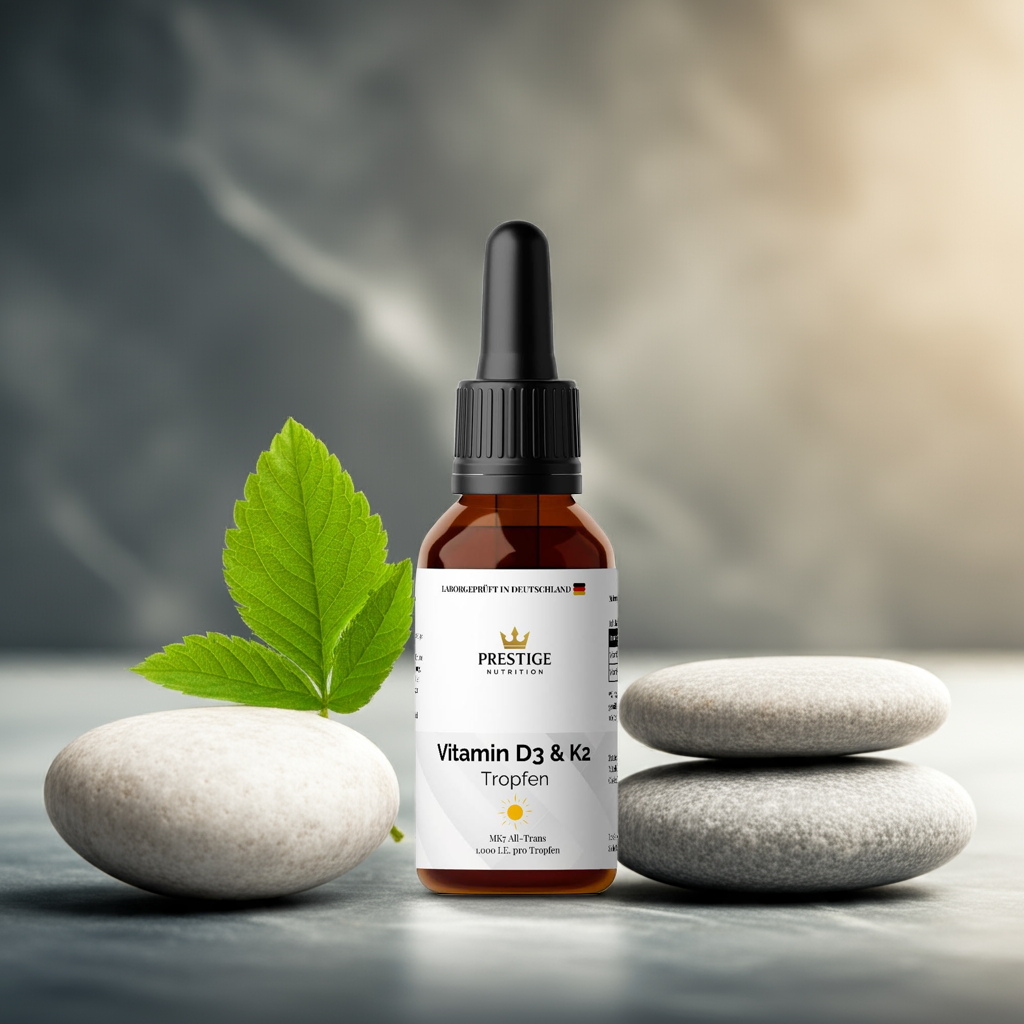 Vitamin D3 + K2 - 1.700 Tropfen (1.000 I.E.) - 50ml