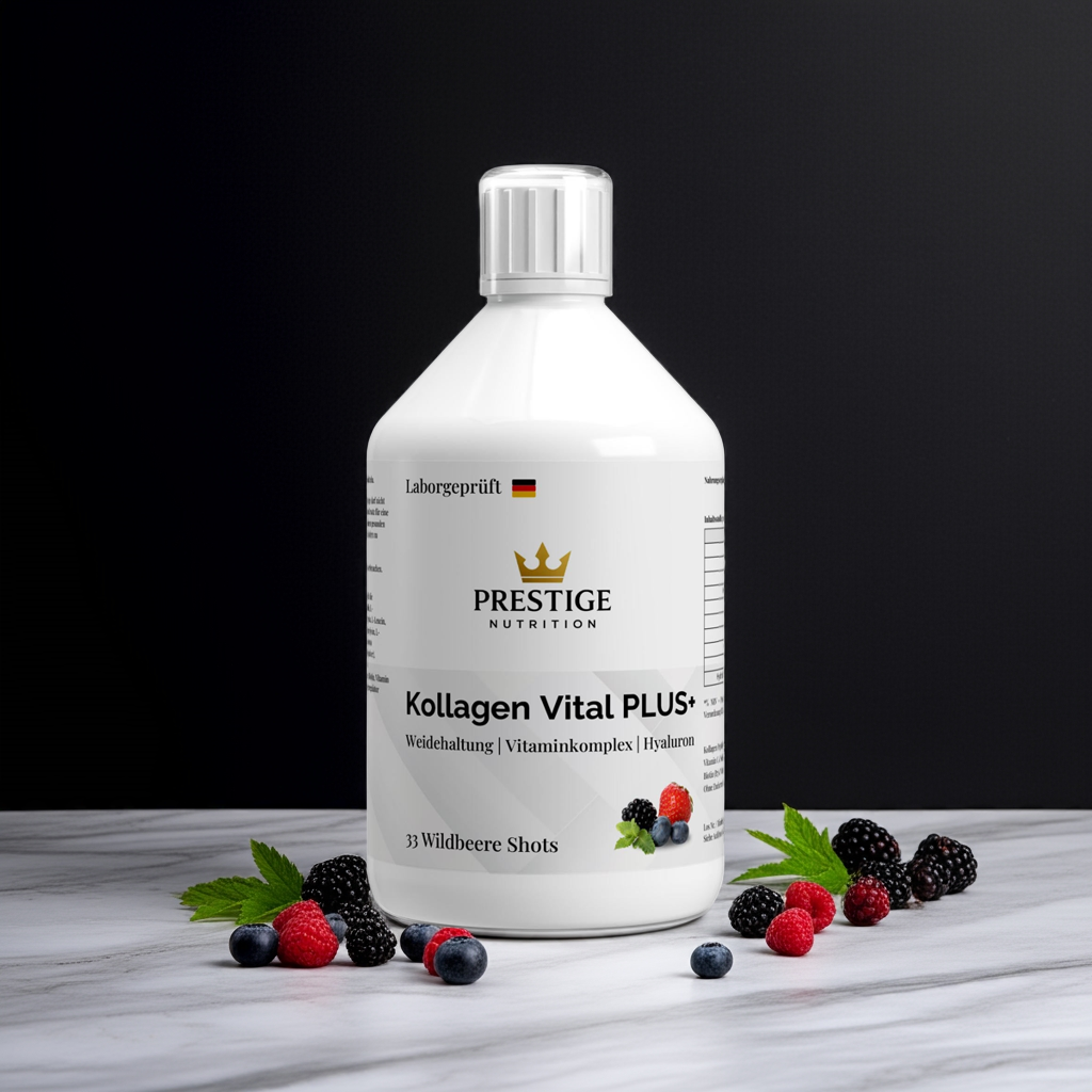 Kollagen Vital PLUS+ Shots - Wild Berry - 500ml