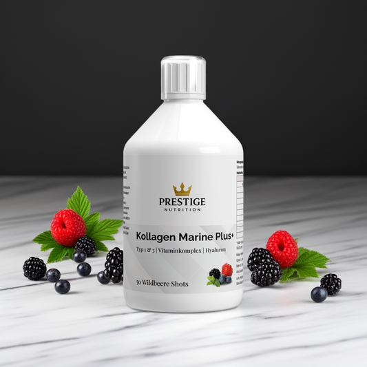 Kollagen Marine Plus+ - 50 Shots - Wildbeere - 500ml